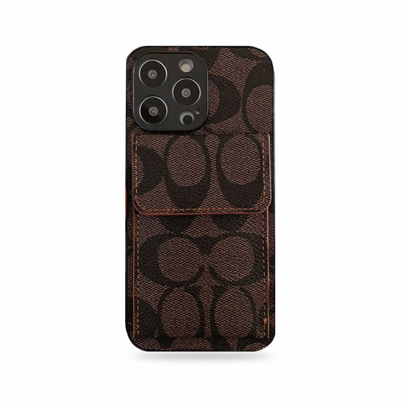 Coach iPhone Case with Wallet Premium Leather Protective