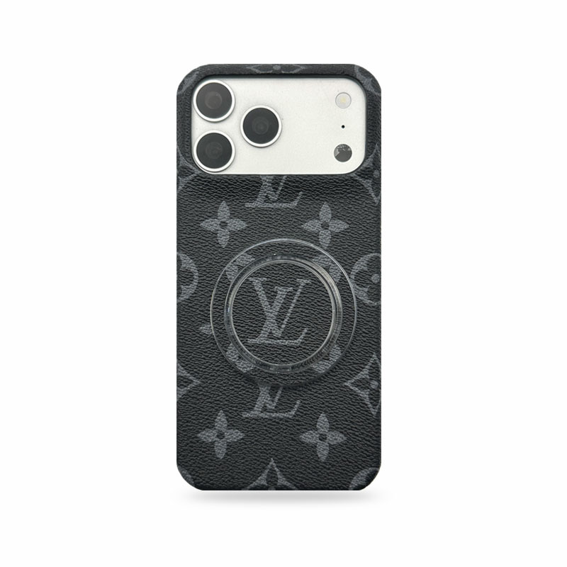 Elegant Leather Monogram Magnetic iPhone Case（Magsafe） For iPhone 17 Series-CMLV042