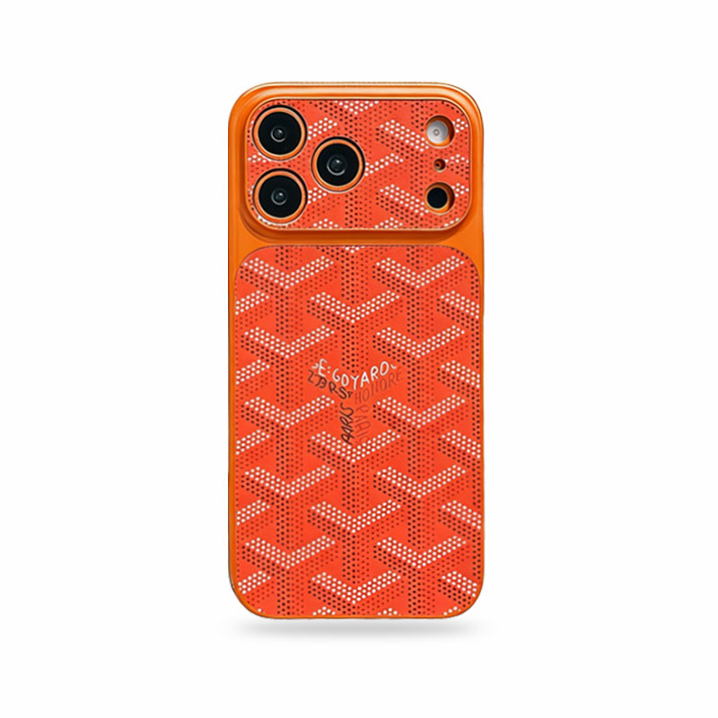 Luxury GD iPhone case orange– GZLV009