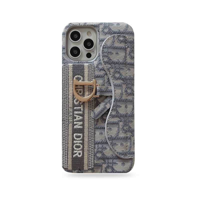 Stylish Dior iPhone Case Featuring Card Holder