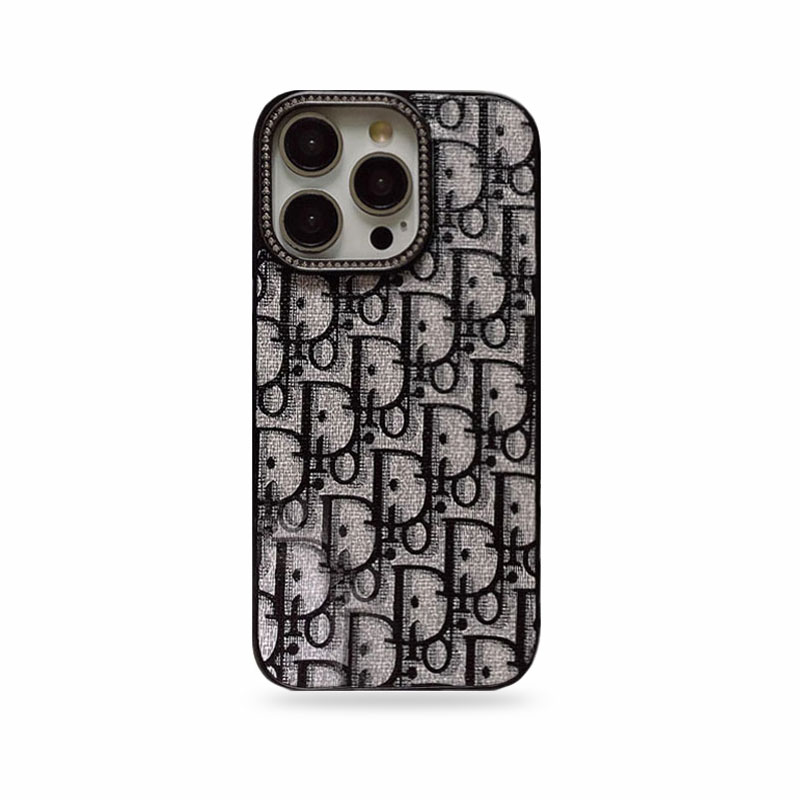 Dior iPhone Case with Diamond Luxury Sparkle Protective