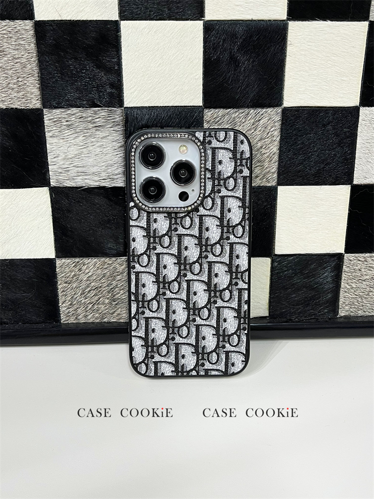 FD iPhone Case With Diamond Lens White-ZSK251836