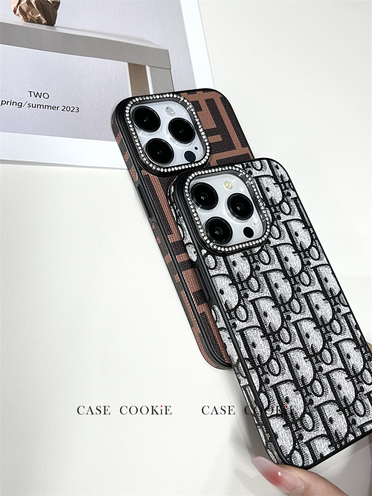 FD iPhone Case With Diamond Lens White-ZSK251836