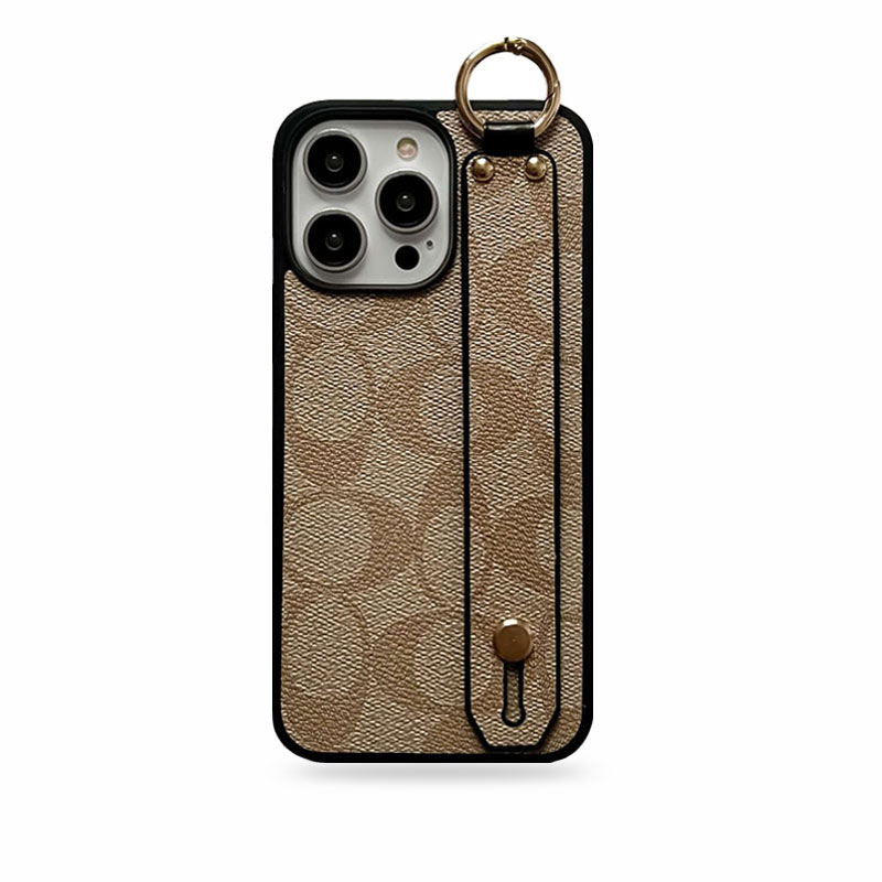 Coach iPhone Case With Holder Elegant Leather Design