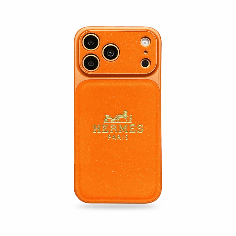 Premium CH iPhone case orange– GZLV005
