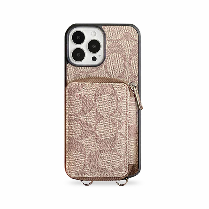 CH  iPhone Case With Wallet Coffee-LQB241412