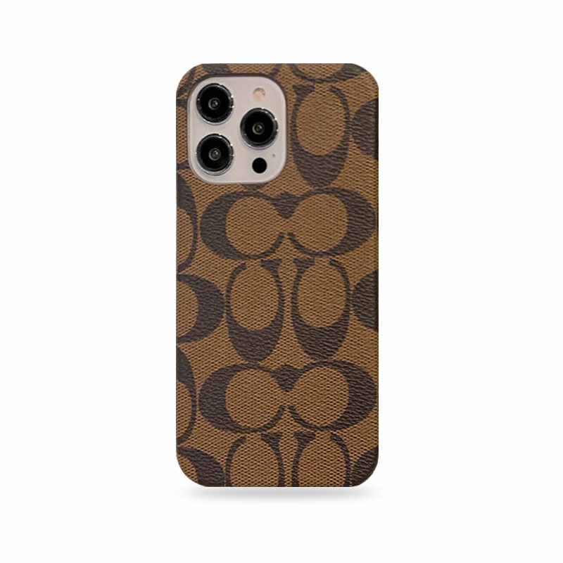 Coach Classic iPhone Case Premium Leather Protective Cover
