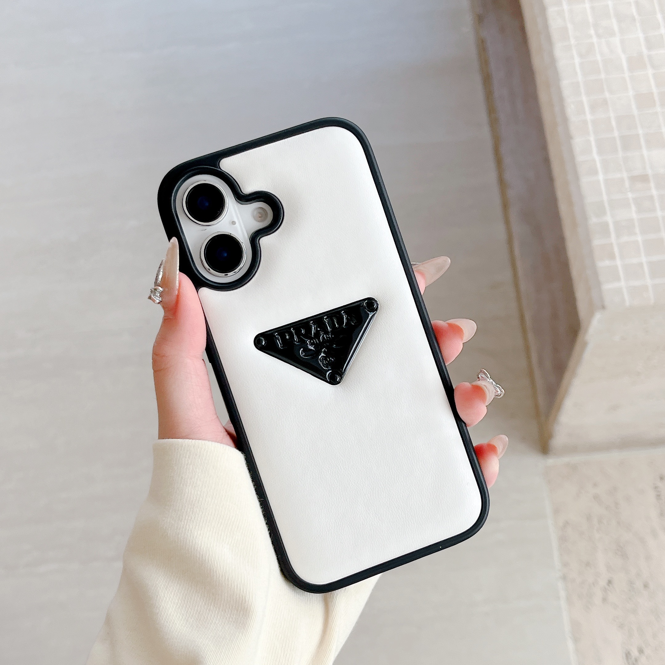 Puffer PR iPhone Case White-YHK251503