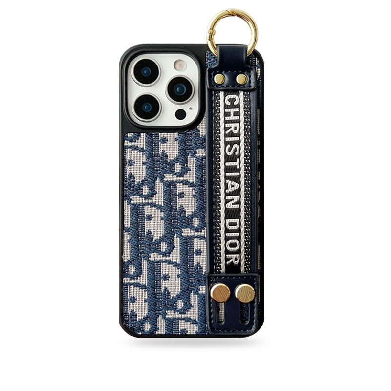 Fabrics CD iPhone Case With Holder Blue-SWk250801