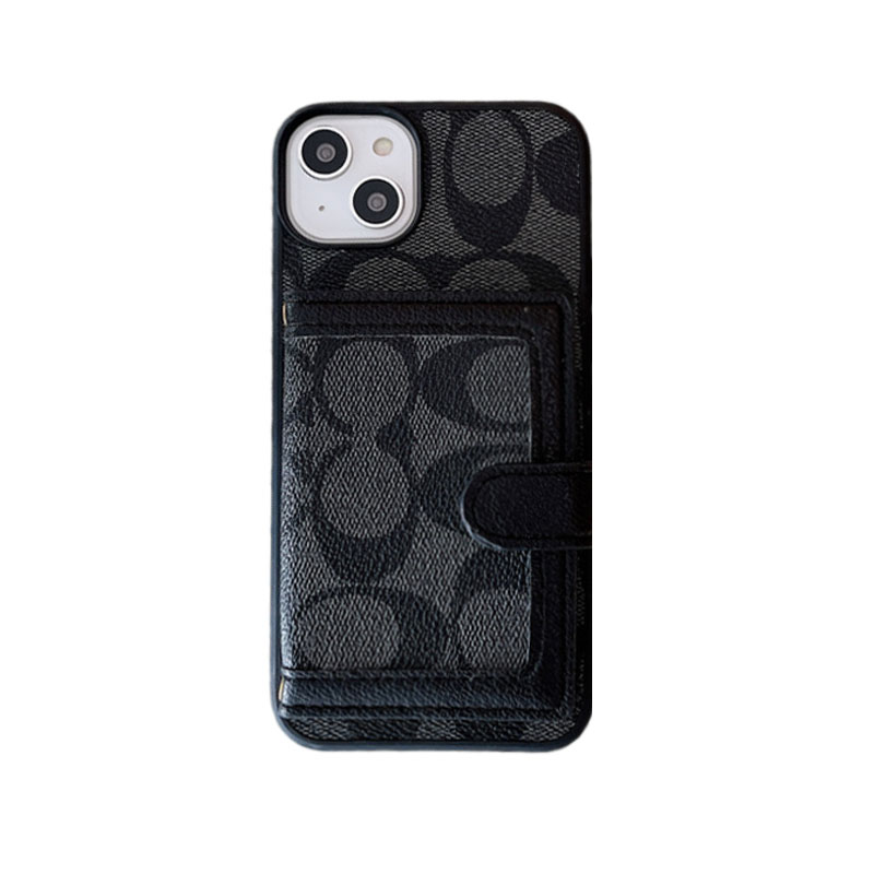 CH  iPhone Case With Wallet And CHrossbody Strap White -XK240402-GTOCASE
