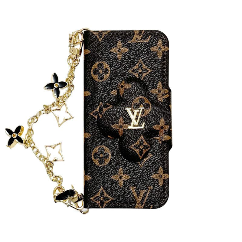 Classic Folding Monogram iPhone Case With Card Holder And Chain-JK251503