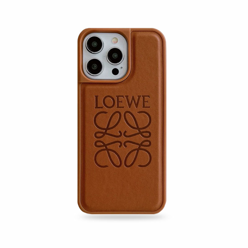 Leather LE iPhone Case Brown-CZW251302