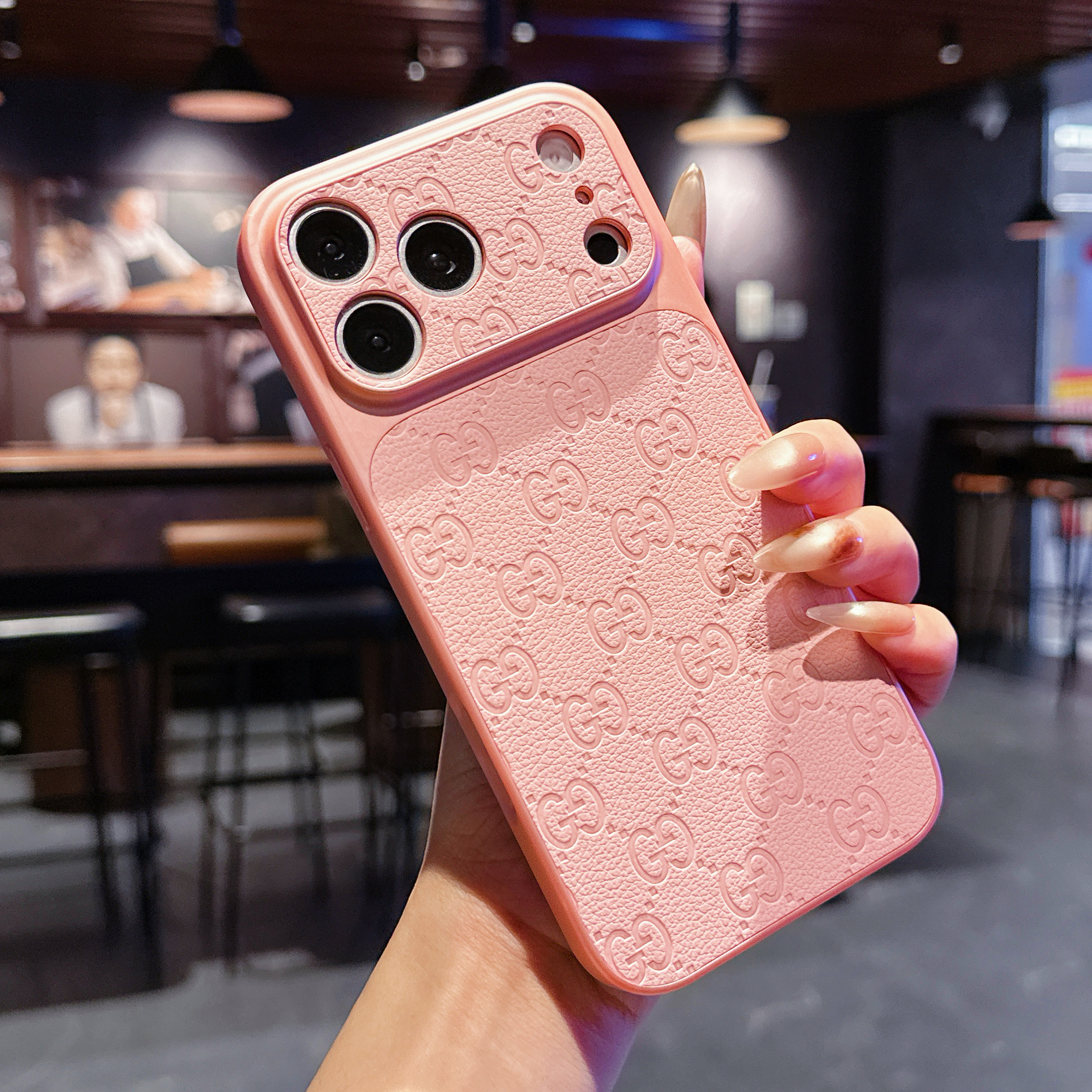 Classic GG iPhone case orange– GZLV002