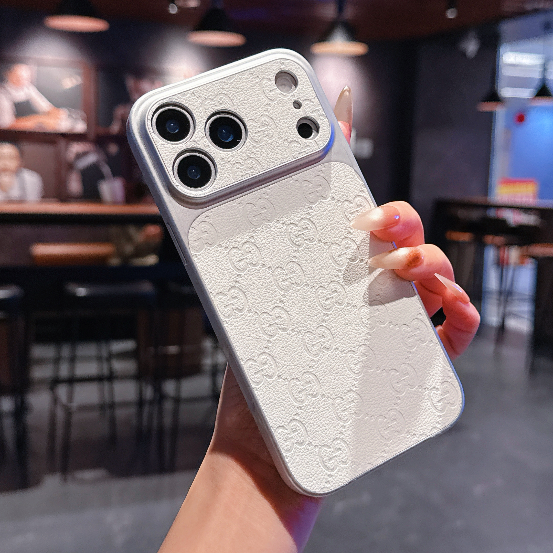 Classic GG iPhone case orange– GZLV002