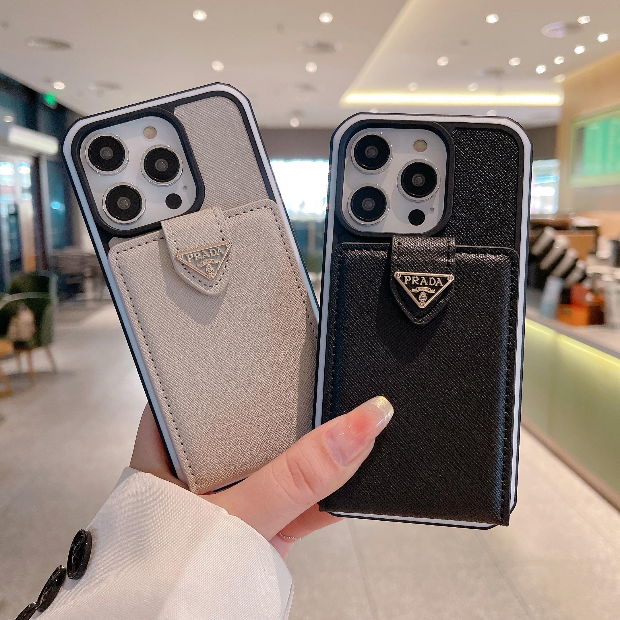 PR iPhone Case With Wallet Black-QB241235-GTOCASE