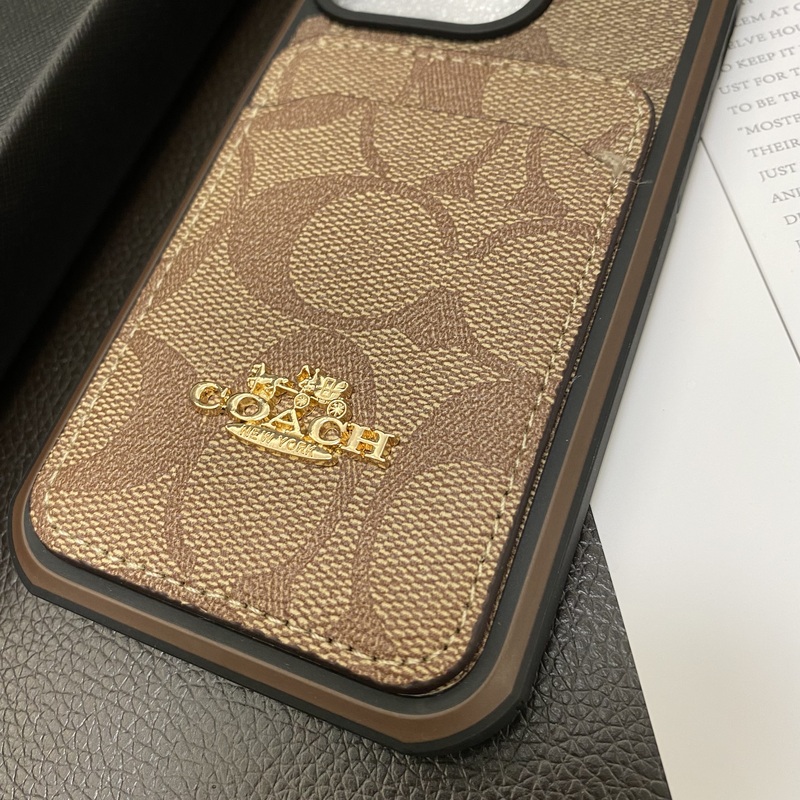 CH  iPhone Case With Card Holder Coffee -KB241416-GTOCASE