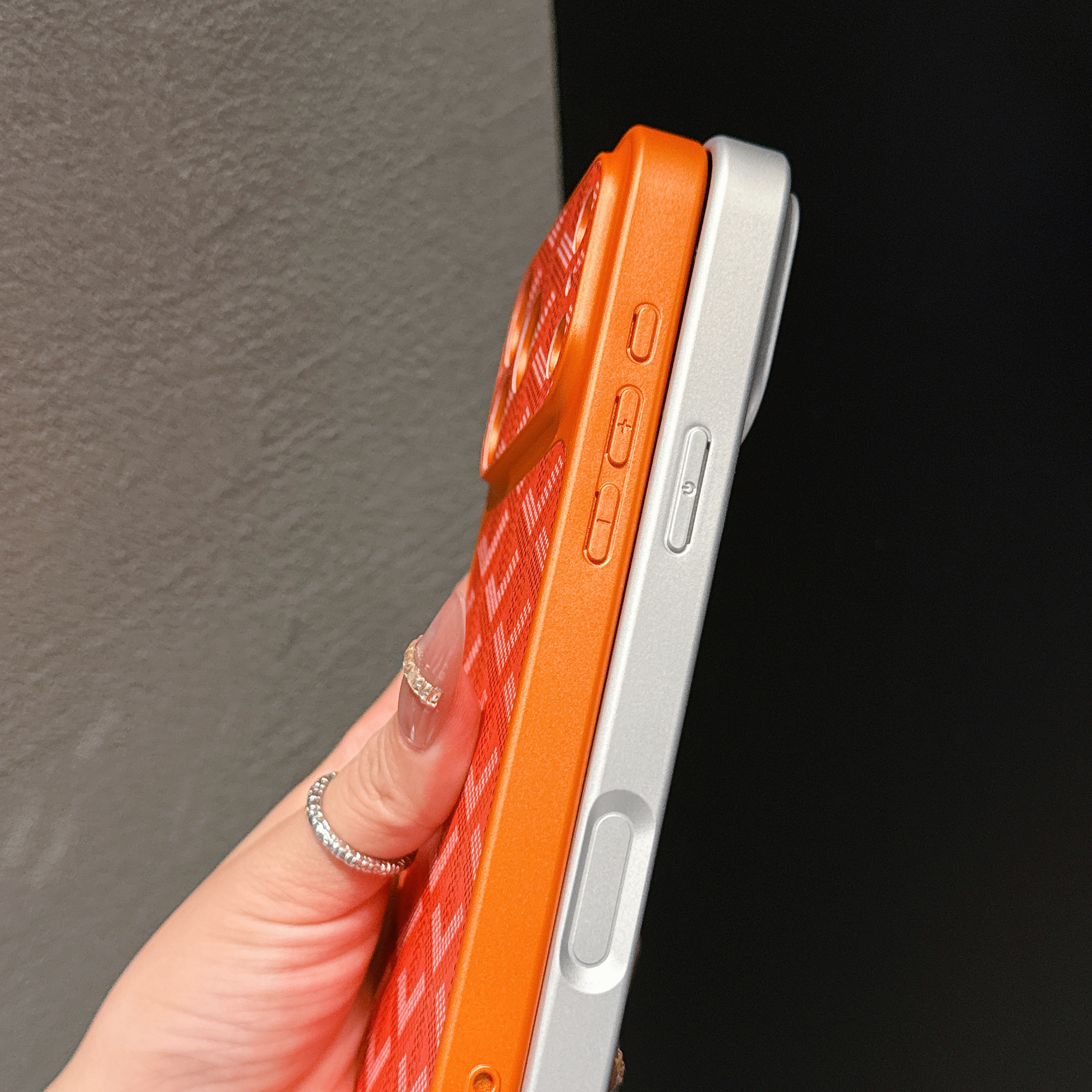 Luxury GD iPhone case orange– GZLV009