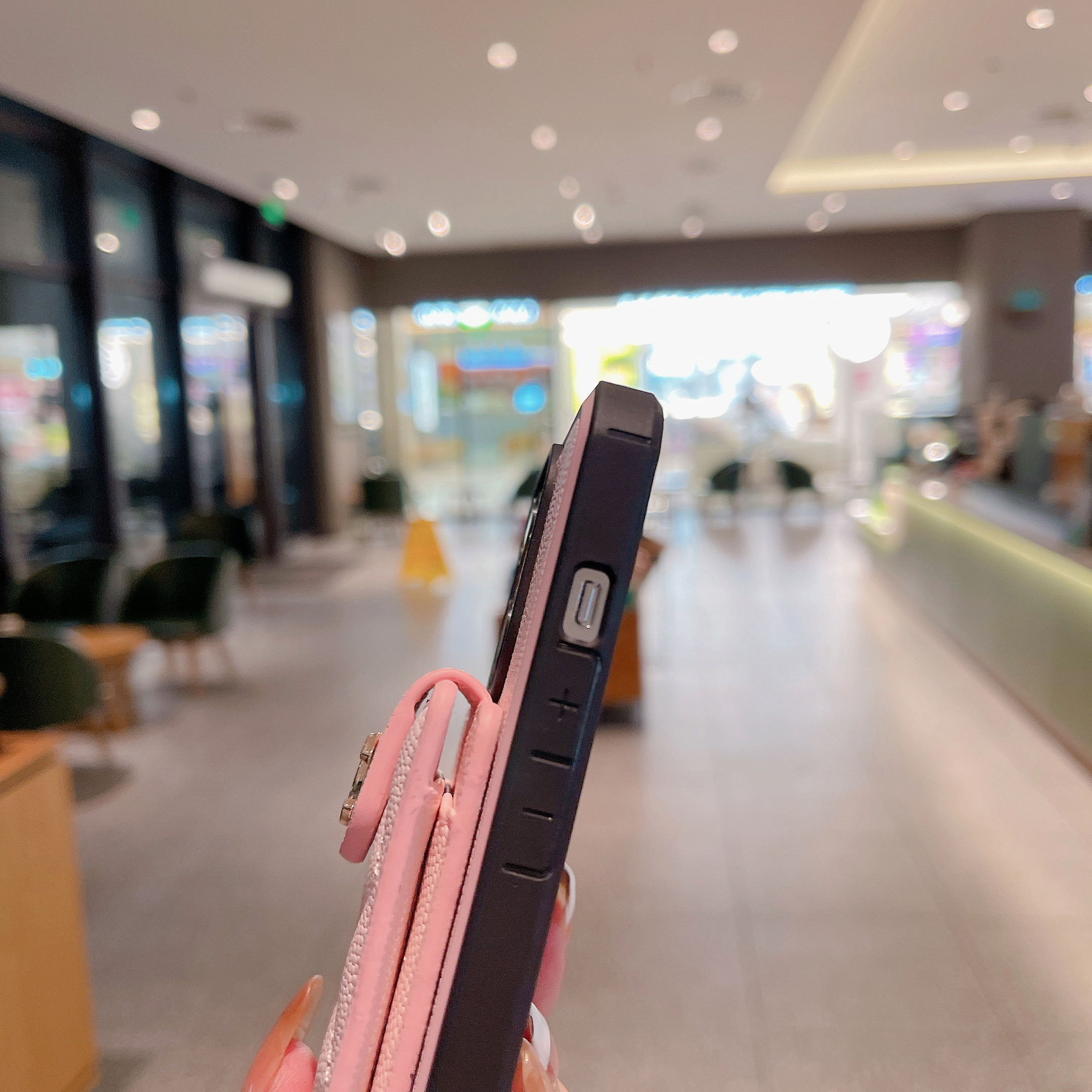 CC iPhone Case With Card Holder Pink -LBB240401-GTOCASE