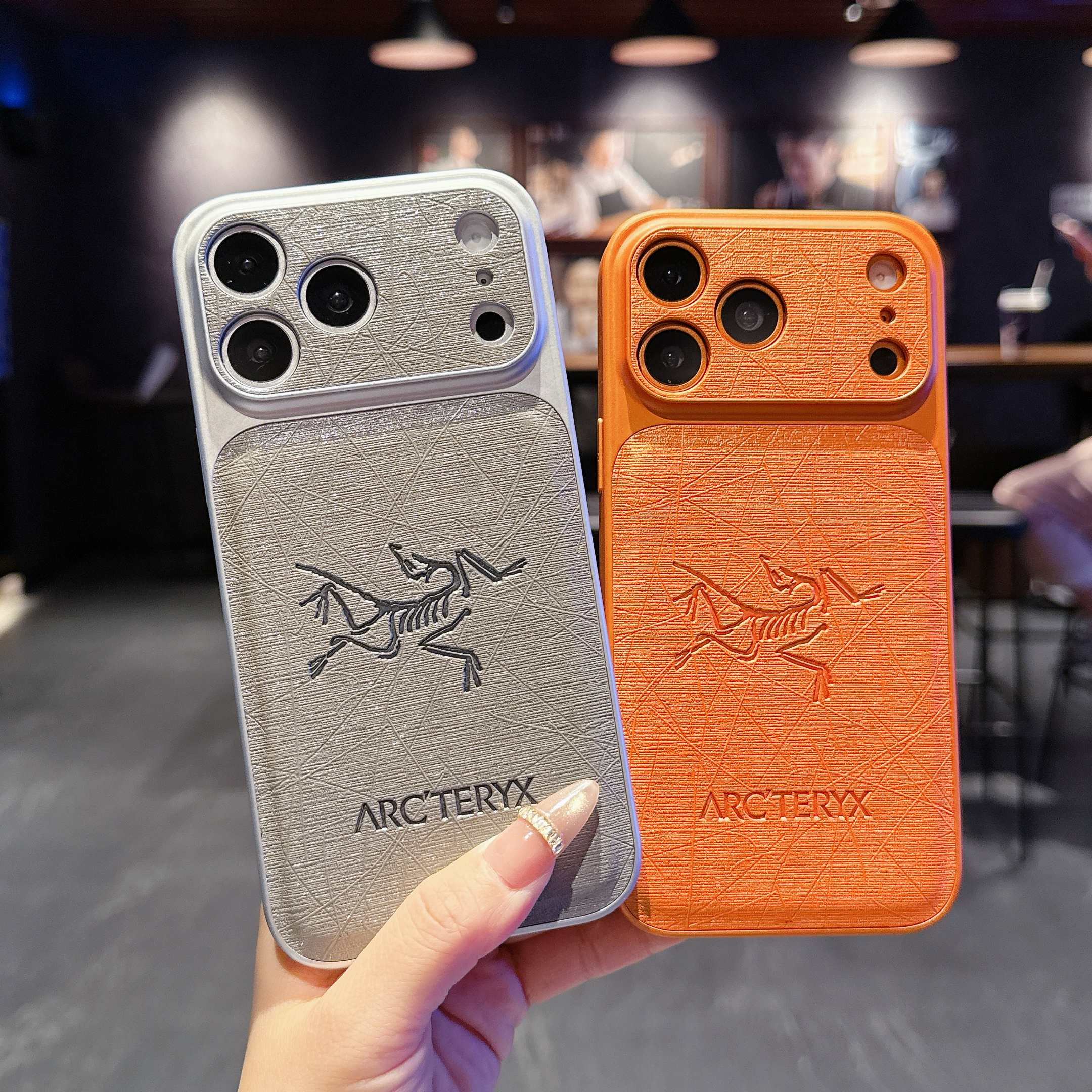 Elegant APX iPhone case orange– GZLV008