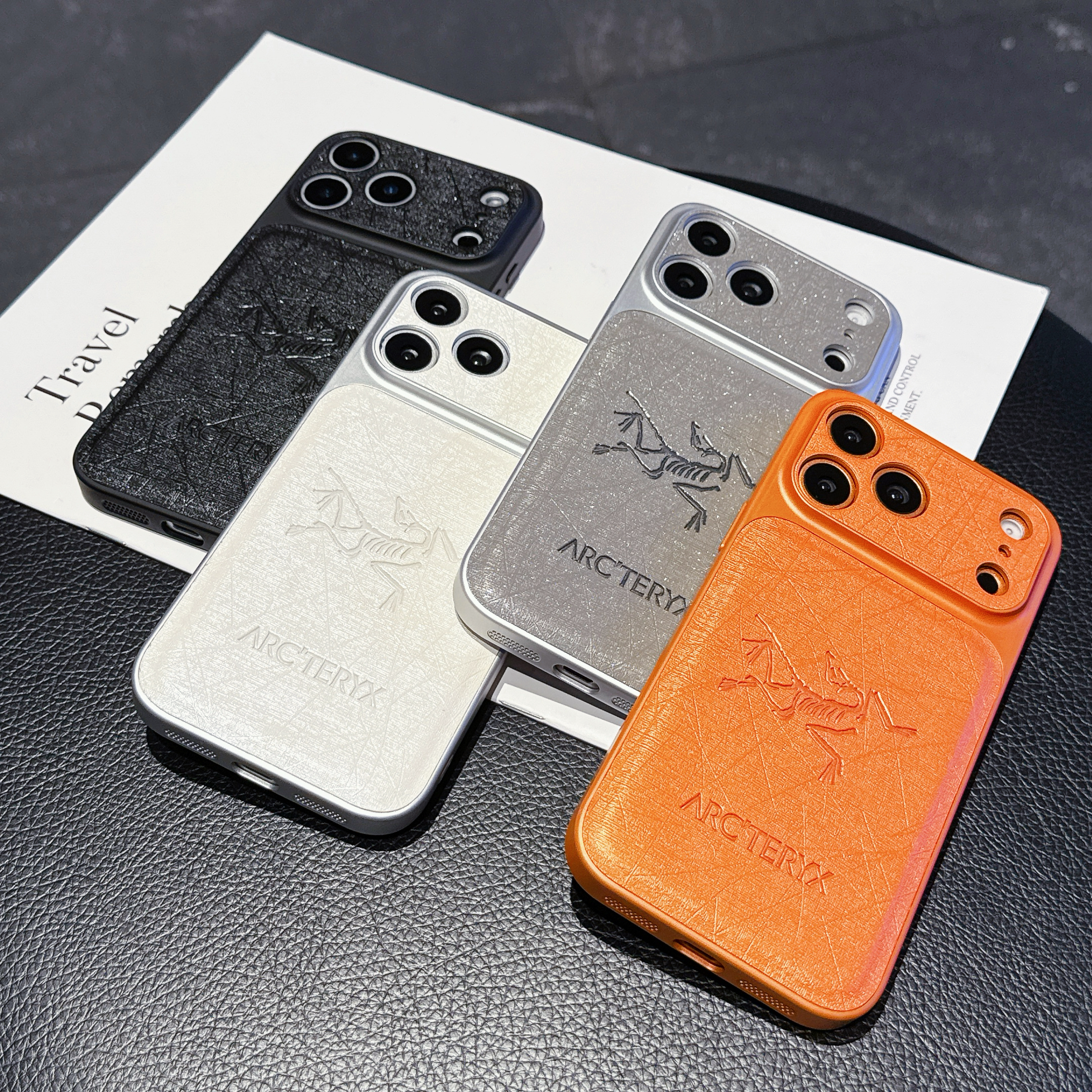 Elegant APX iPhone case orange– GZLV008