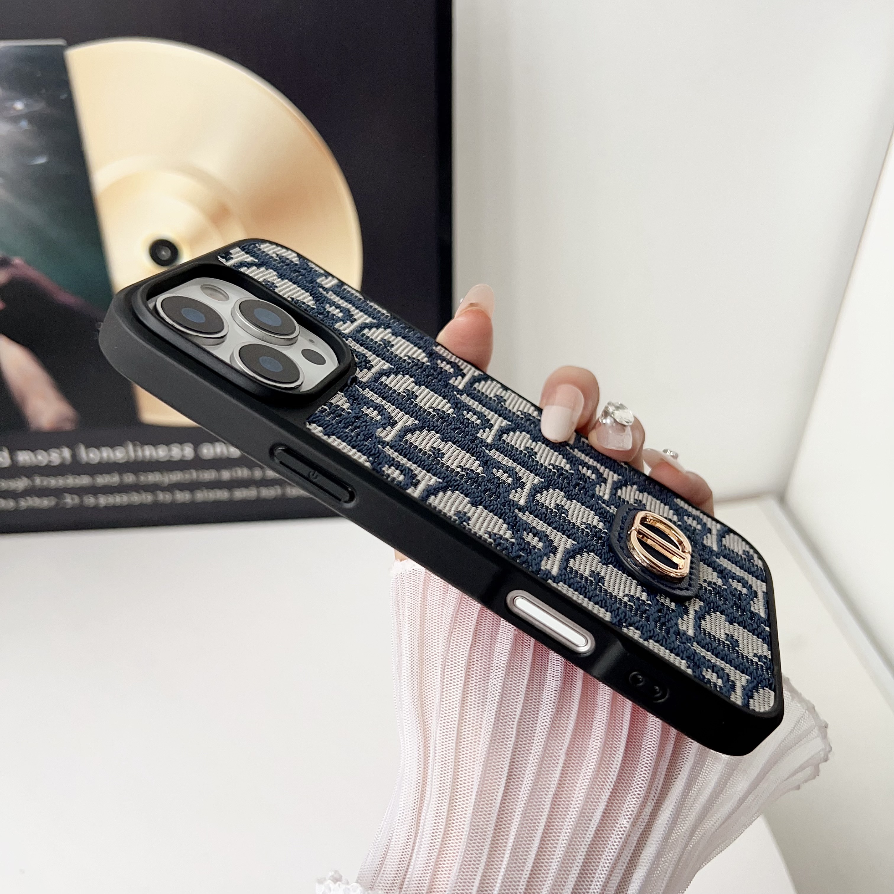 Classic CD iPhone Case Black-JDK251827