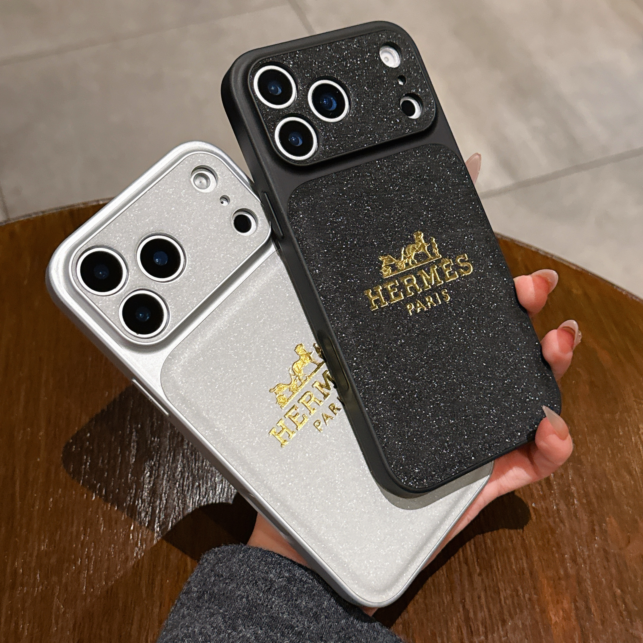 Premium CH iPhone case Black– GZLV007