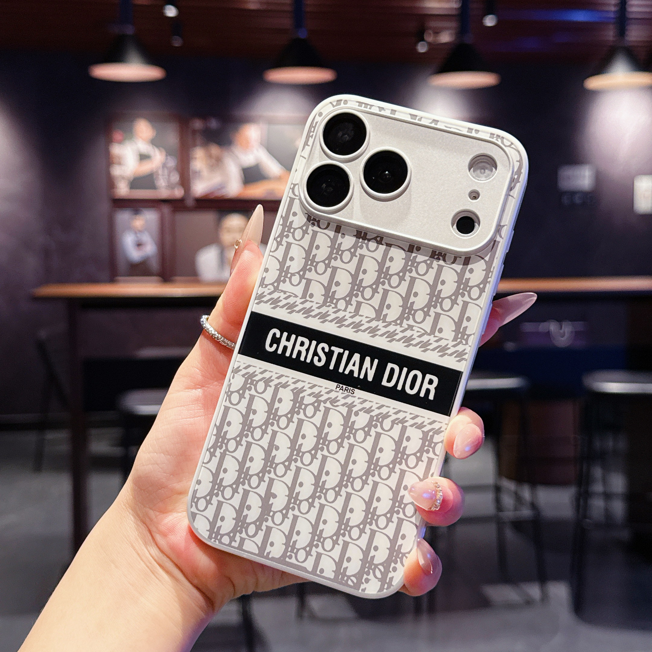 High-quality CD iPhone case orange– GZLV0010