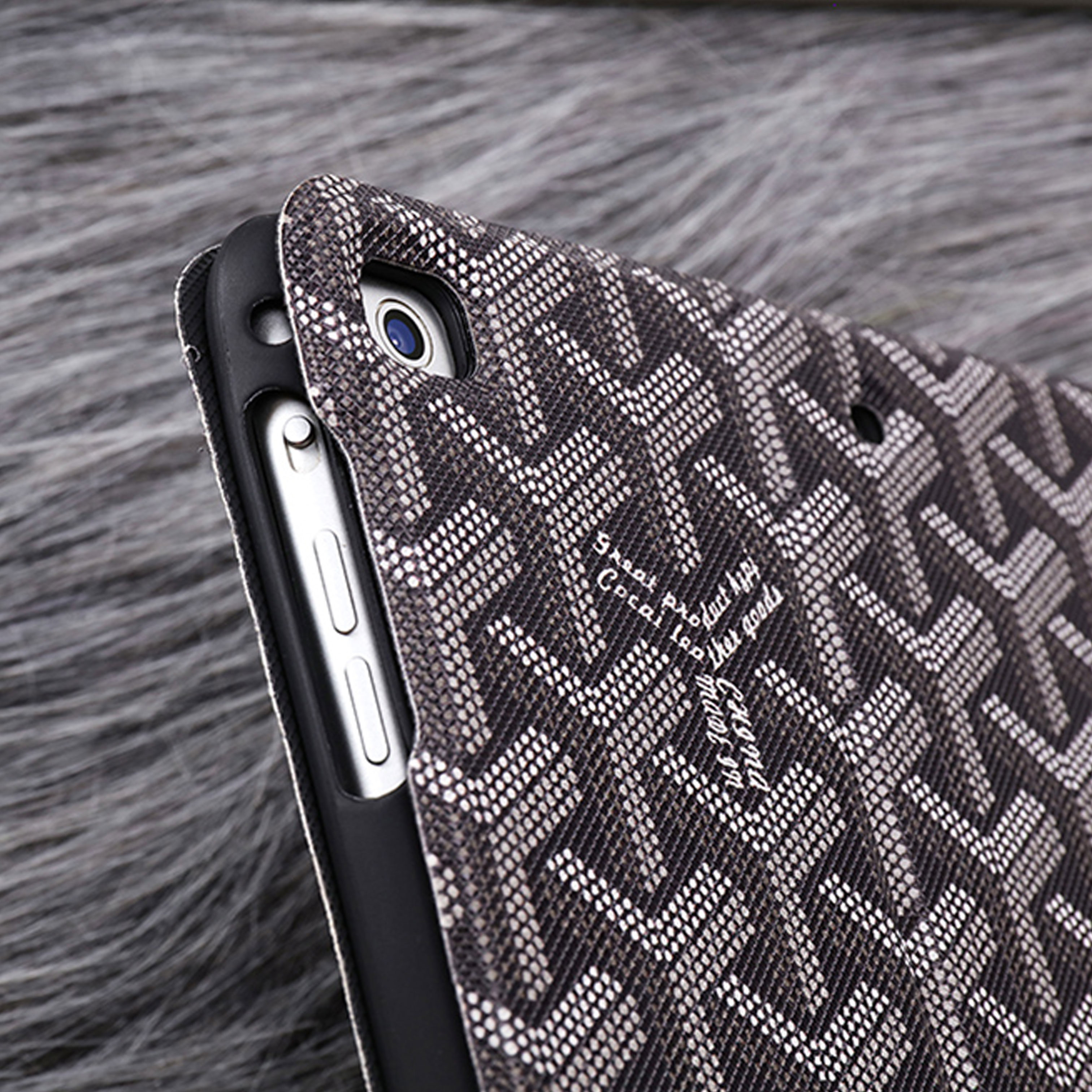 Leather GD iPad Case Black -IPA250905