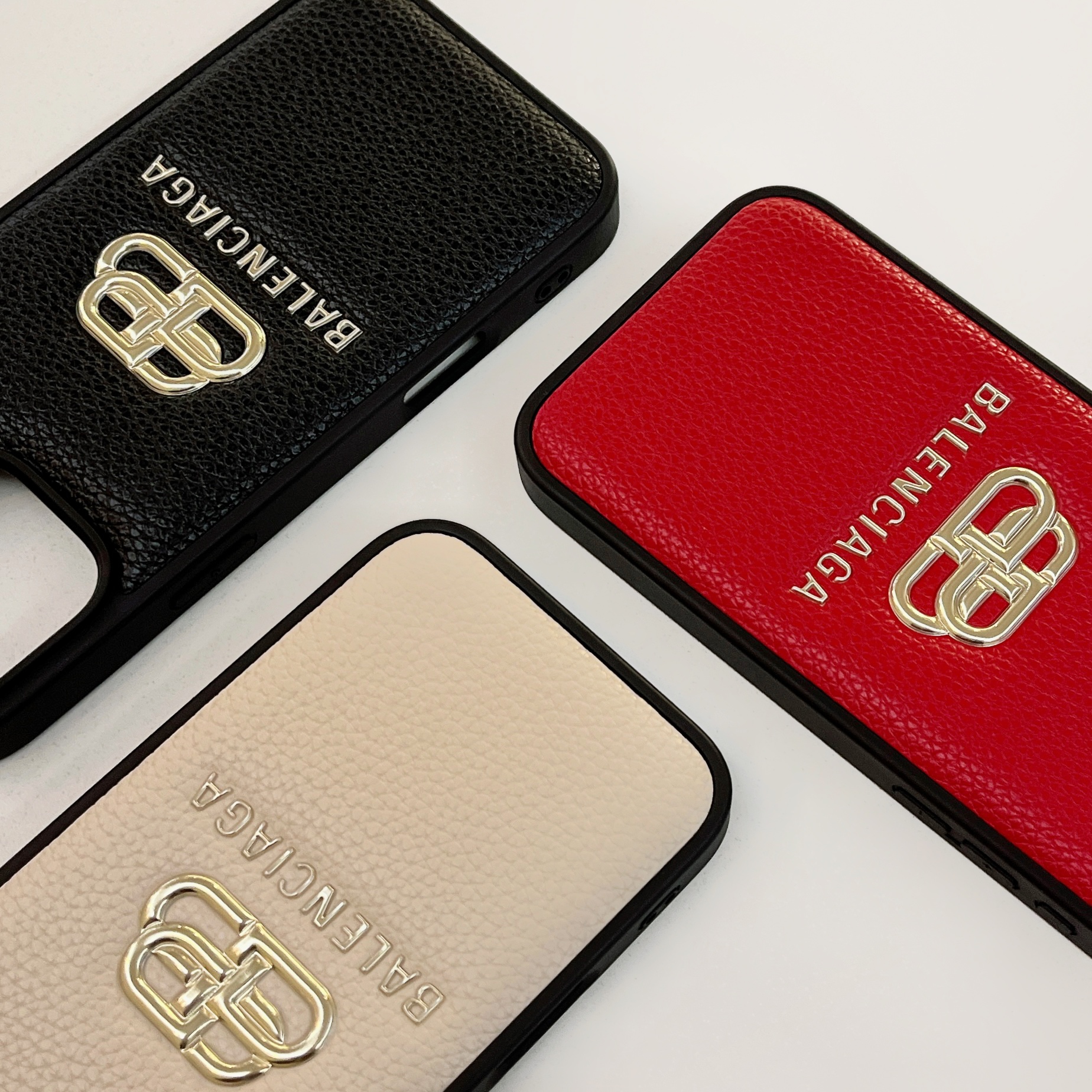 Leather BA iPhone Case Black-DPP250905