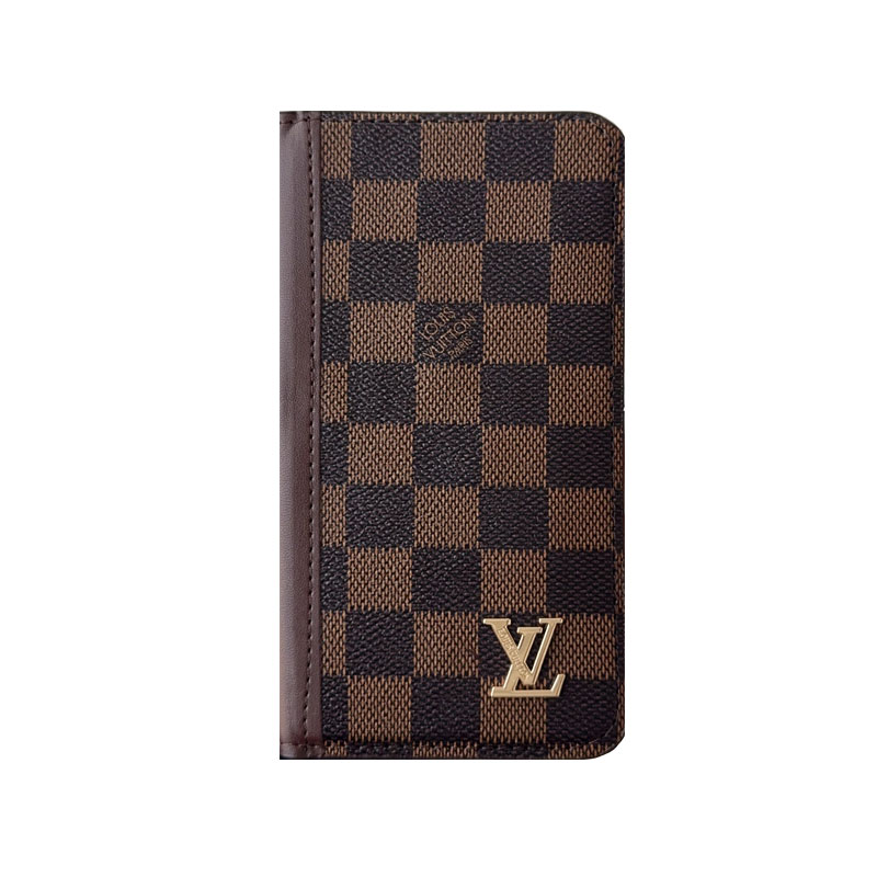 Luxury Folio Monogram iPhone Case With Wallet And Strap Big Printing-LB251102