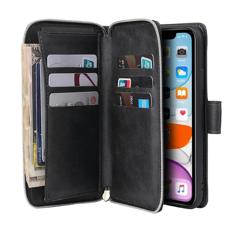 Classic iPhone Case With Wallet And Credit Card Holder-CKXS250927