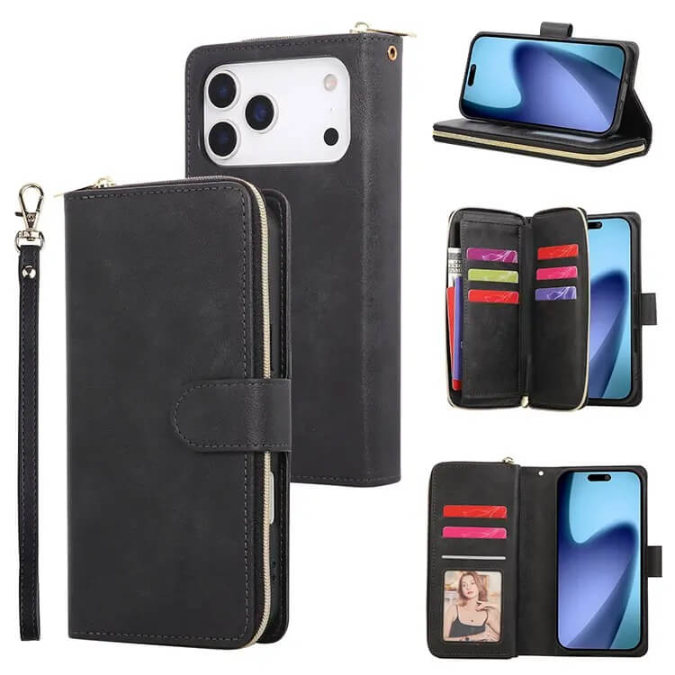 Classic iPhone Case With Wallet And Credit Card Holder-CKXS250927