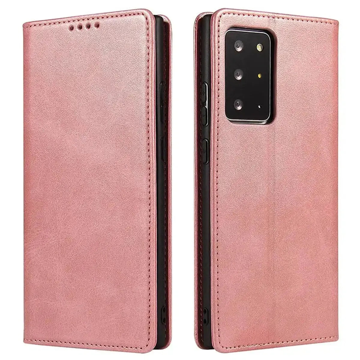 Premium Leather iPhone Case With Magnetic Folio Wallet-ZCK250927