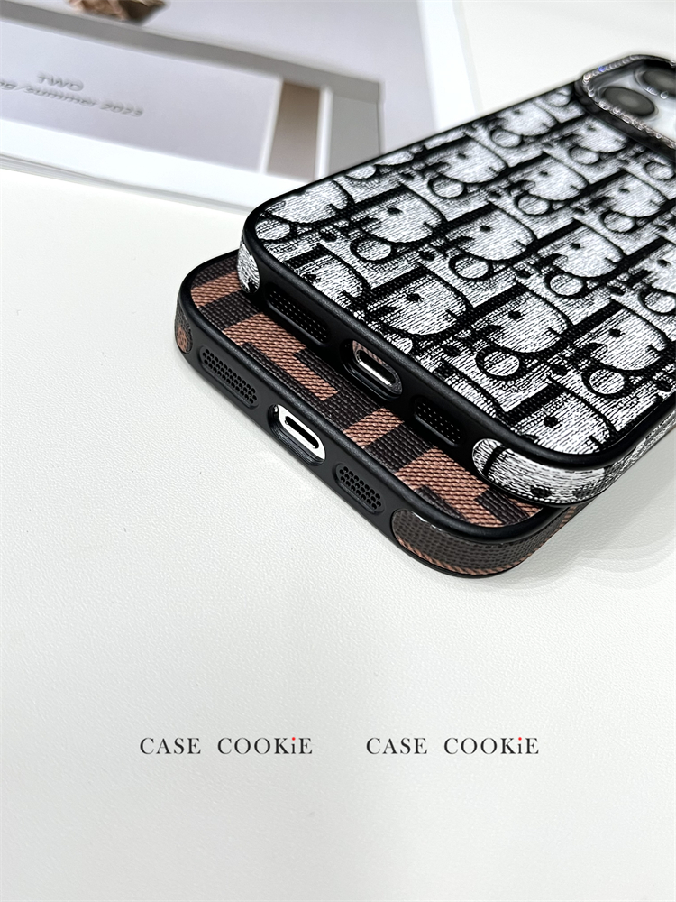 FD iPhone Case With Diamond Lens White-ZSK251836