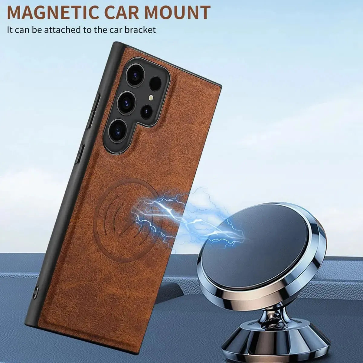 Leather Samsung Phone case With Card Holder Wallet And Stander-ZSX250926