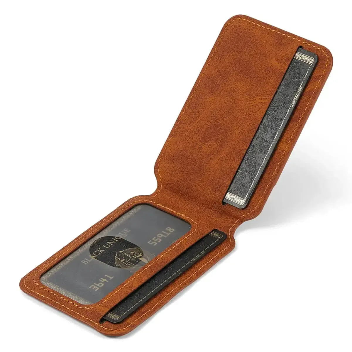 Leather Samsung Phone case With Card Holder Wallet And Stander-ZSX250926