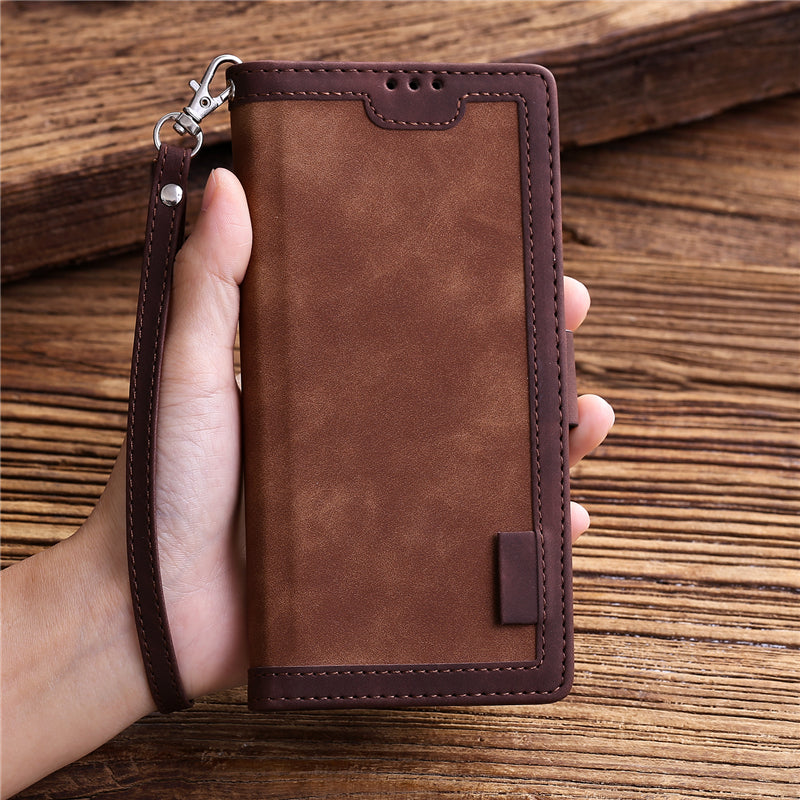 Luxury Leather Flip iPhone Case With Premium Wallet Cover-GSK251448