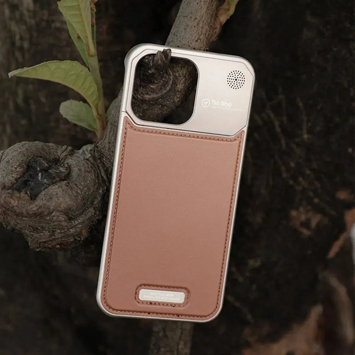 Luxury Leather Metal Magnetic Aluminum Fragrance Phone Case For iphone-SCK251116