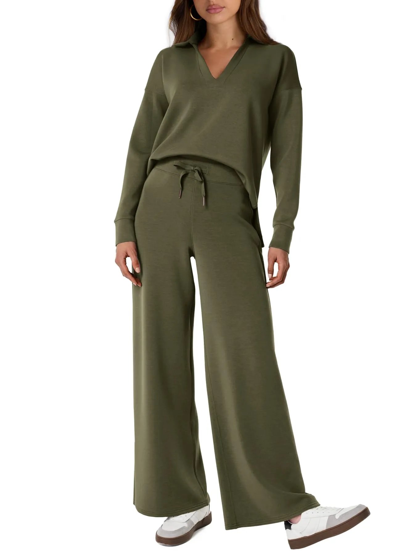 🔥Last Day Sale 49% OFF🏆️Women's 2 Piece Sets Outfits Casual Long Sleeve Sweatsuits Sets