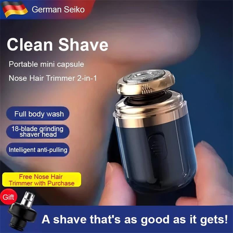 🔥Last Day Sale 50% OFF🏆️2 in 1 Mini Portable Electric Shaver