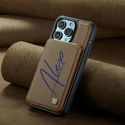 Personalised Monogram Card Holder Wallet Phone Case