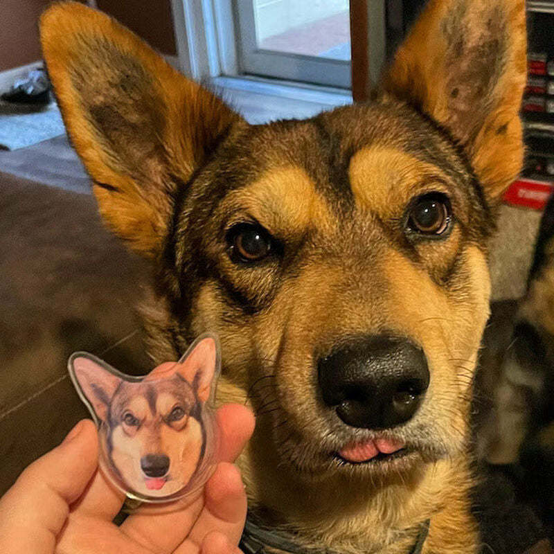 Gepersonaliseerde Pet Face Phone Grip Houder voor Dierenliefhebbers