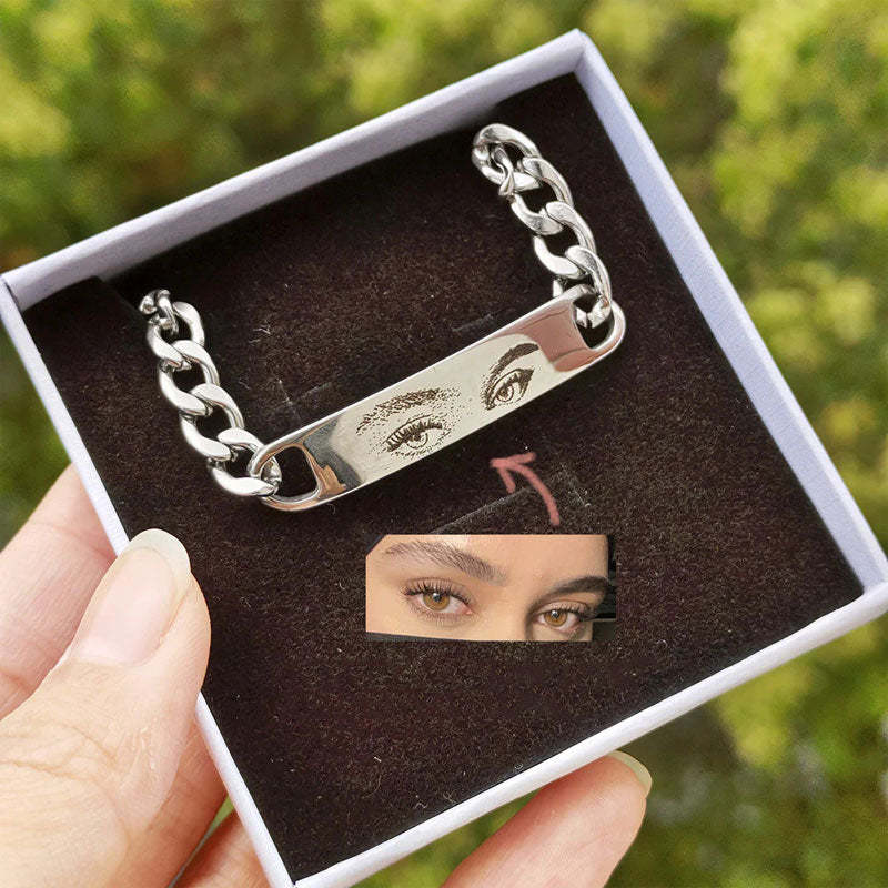 Custom Eyes Engravable Bracelet