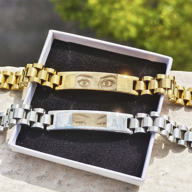 Custom Eyes Engravable Bracelet