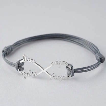 Infinity naam armband gepersonaliseerd cadeau voor vrouwen