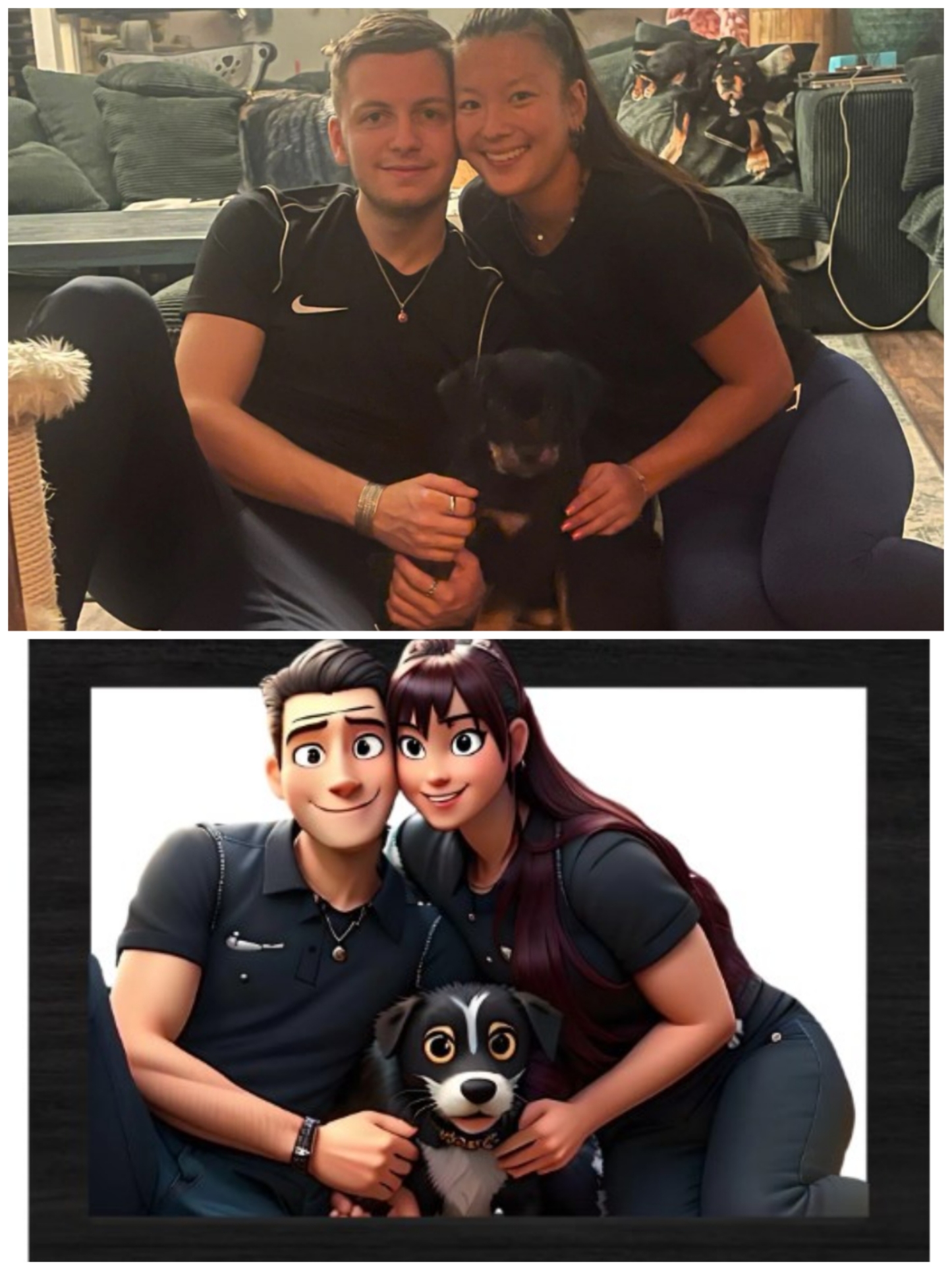 Aangepaste 3D Cartoon Stijl Houten Fotolijst – Transformeer Uw Herinneringen in Kunst!⏰49% korting op de laatste dag