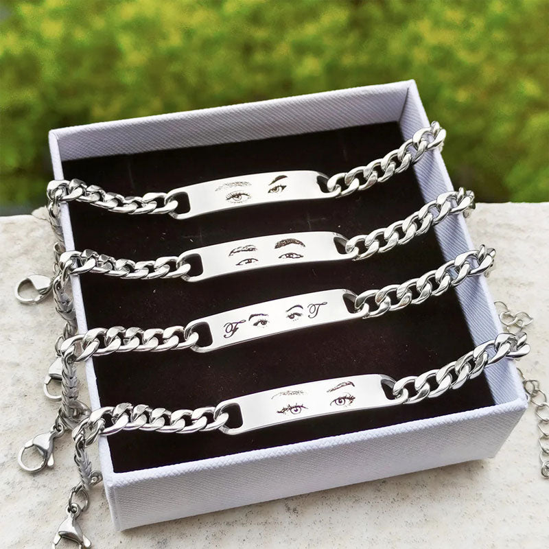 Custom Eyes Engravable Bracelet