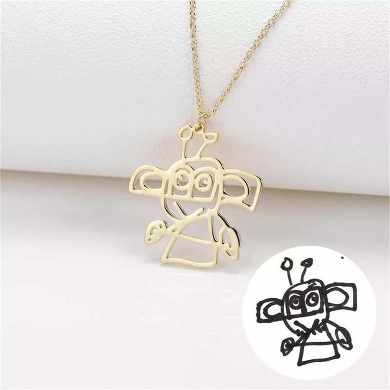 DIY Customized Children's Cartoon Necklace