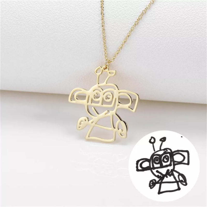 DIY Customized Children's Cartoon Necklace