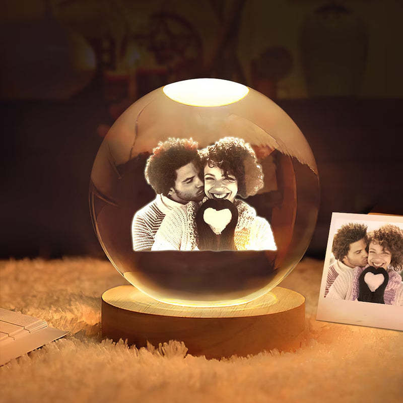 Personalized Crystal Ball Night Light